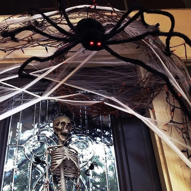 Big Plush Spider Horror Decoration Party Props Outdoor