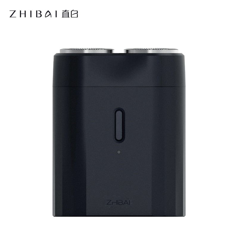 ZHIBAI Portable Men's Mini Electric Shaver Razor USB Charging IPX7 Male Shaving Trimmer Waterproof Facial Cleaning Tool