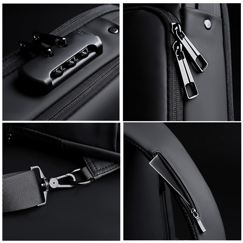 USB charging sport sling Anti-theft shoulder