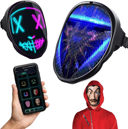Bluetooth RGB Halloween Mask