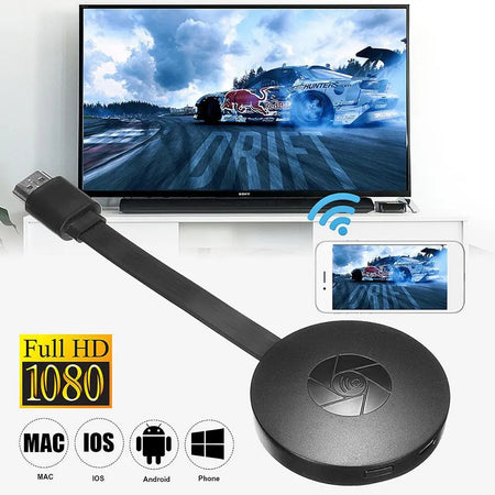 1080P MiraScreen G2 TV Stick - Wireless HDMI-Compatible Display for Screen Mirroring
