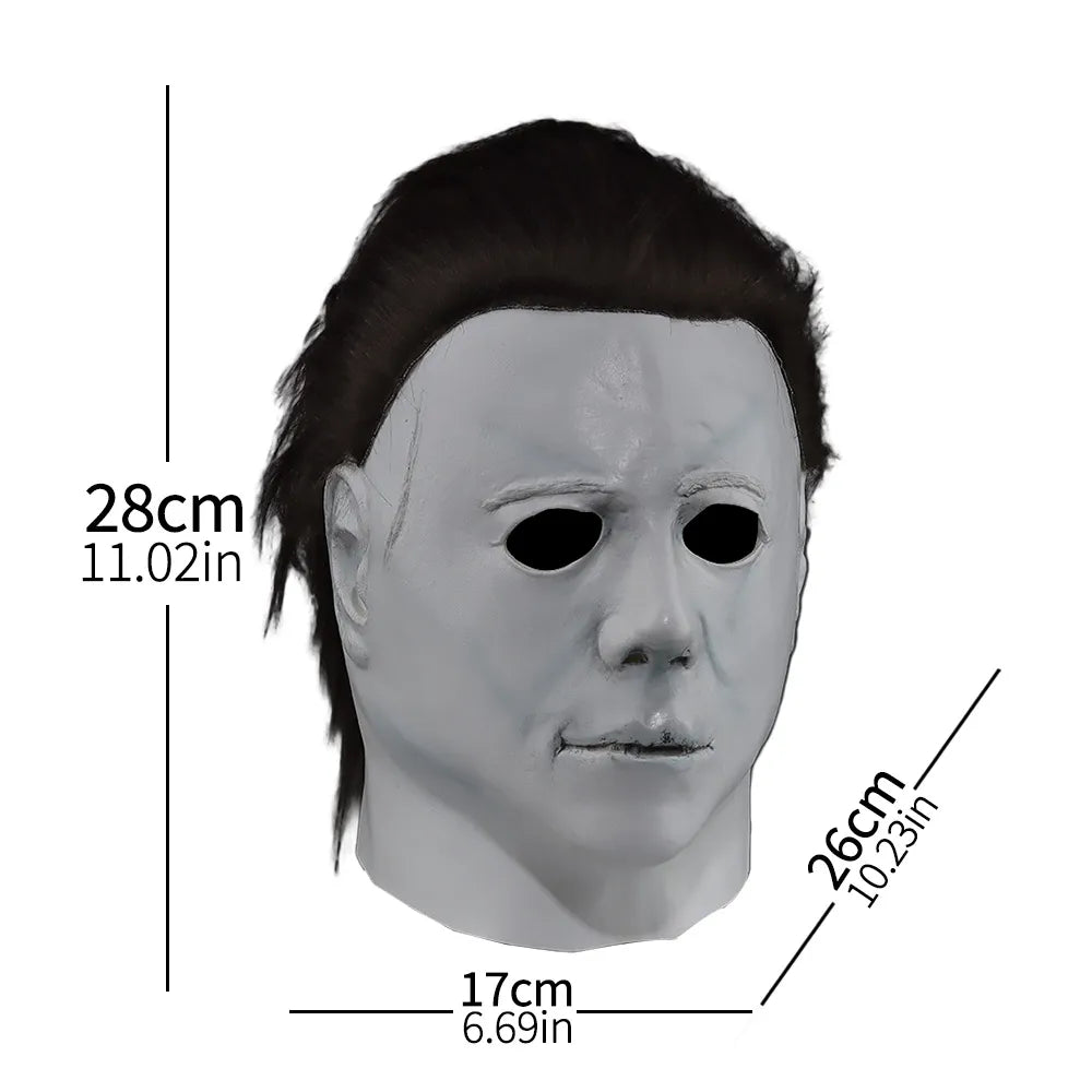 Michael Myers Mask Cosplay Horror Bloody Killer Demon