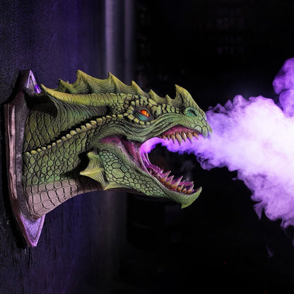 Dragon Legends Prop 3d Wall Mounted Dinosaur Smoke Light