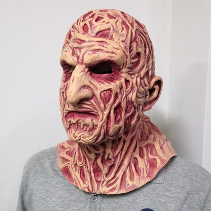 Horror Scary Monster Deluxe Evil Devil Freddy Krueger Mask Halloween Movie A Nightmare On Elm Street Terror Party Mask