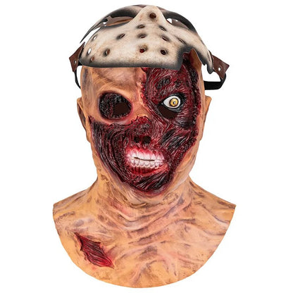 Movie Hockey Mask Jason Voorhees Friday The 13th Horror Scary Mask Halloween Party Cosplay Masks for Adult Men Halloween Gift