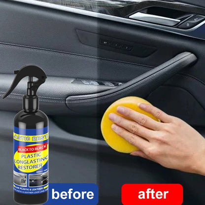 CAR PLASTIC RESTORE COATING AGENT RUBBER EXTERIOR REPAIR CLEAN