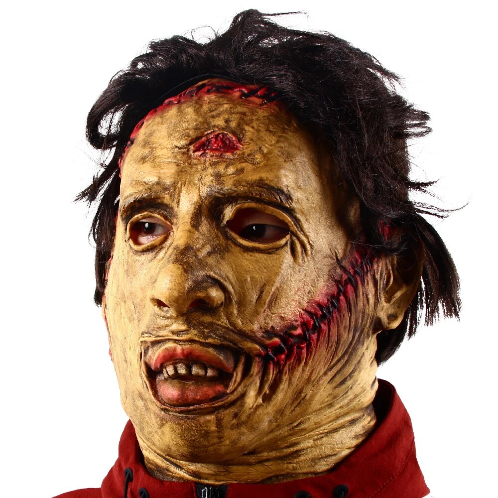 Texas Chainsaw Massacre Leatherface Trick or Treat Studios Halloween Mask Halloween Horror Fancy Dress Party Cosplay Latex Masks