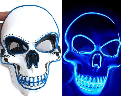 LED Skull Halloween Mask