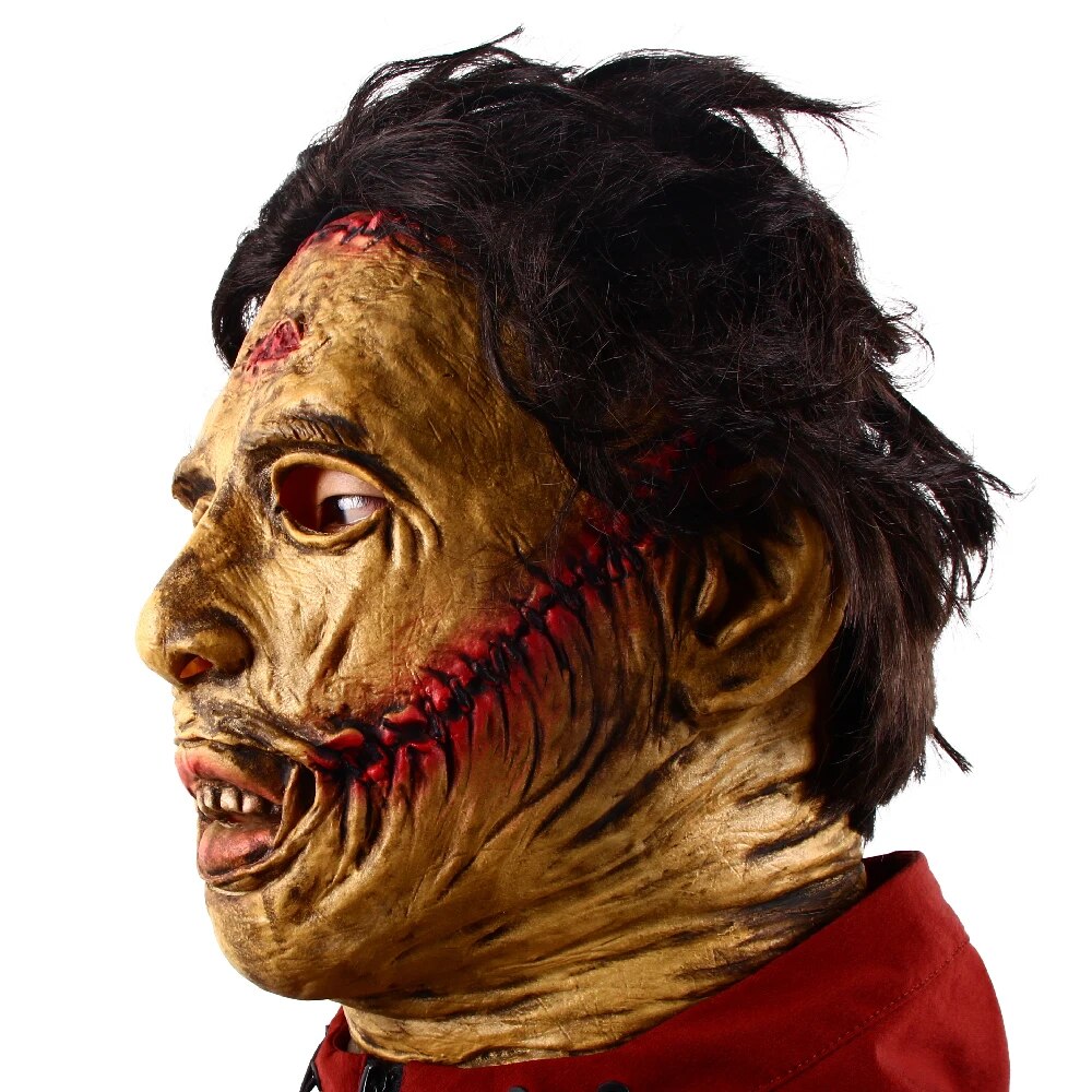 Texas Chainsaw Massacre Leatherface Trick or Treat Studios Halloween Mask Halloween Horror Fancy Dress Party Cosplay Latex Masks