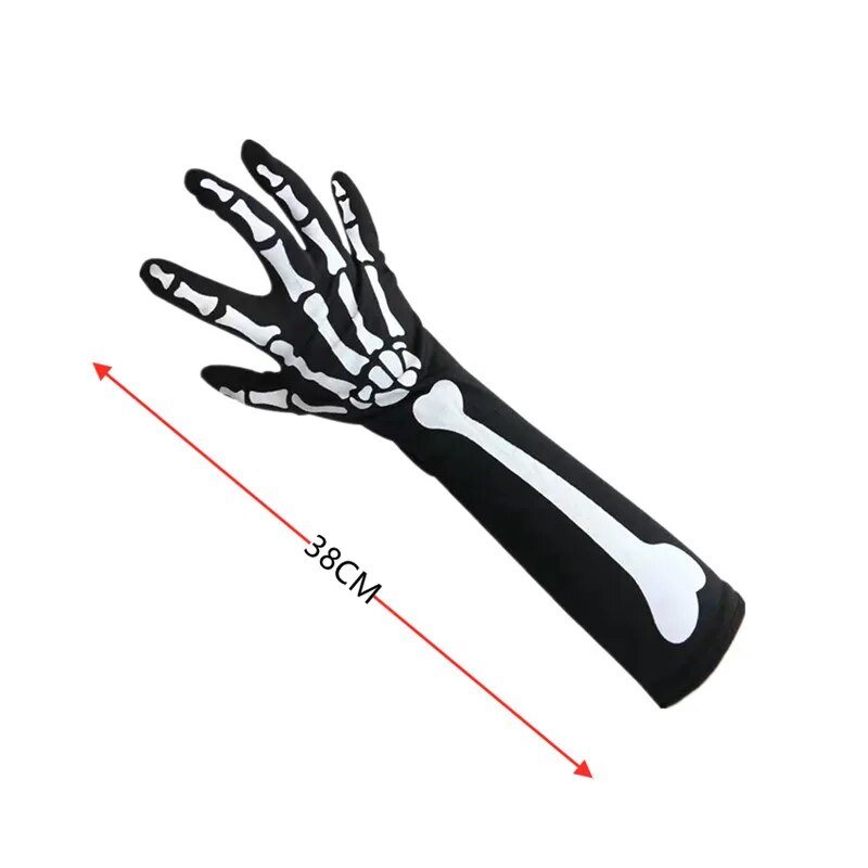 Grim Reaper Scythe and Scary Skeleton Glove