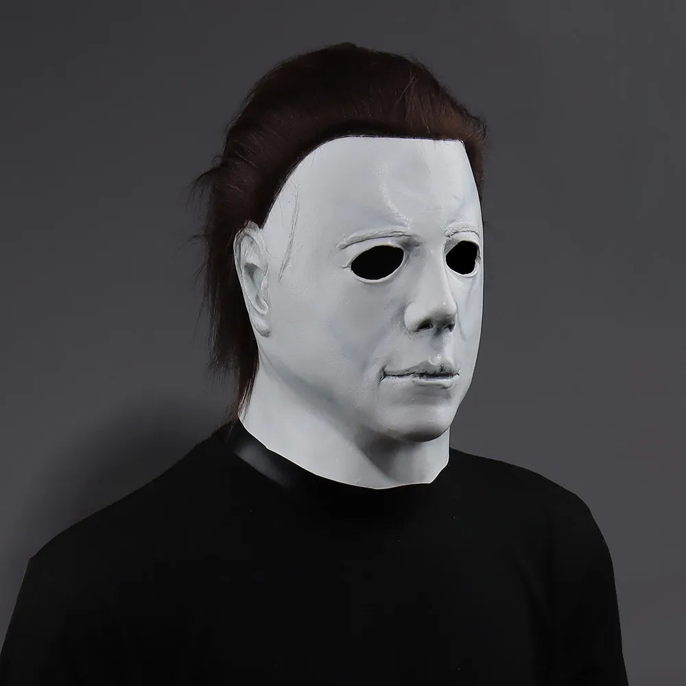 Michael Myers Mask Cosplay Horror Bloody Killer Demon