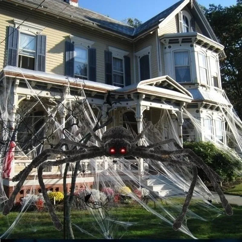 Big Plush Spider Horror  Decoration Party Props Outdoor