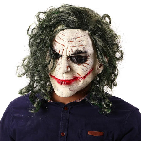 character Dark Knight Joker Mask Evil Head Cover Cosplay Prop