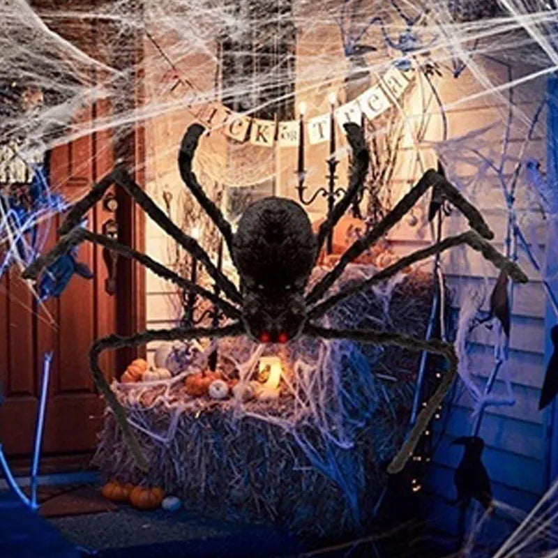 Big Plush Spider Horror  Decoration Party Props Outdoor