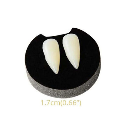 Halloween Vampire Teeth Fangs Dentures Prop Halloween party Costume DIY Cosplay Props Decoration False Teeth With Dental Gum