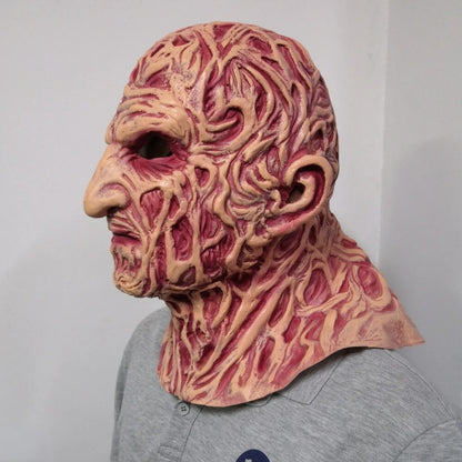 Horror Scary Monster Deluxe Evil Devil Freddy Krueger Mask Halloween Movie A Nightmare On Elm Street Terror Party Mask