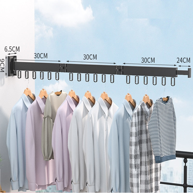 FoldAway Wall-Mount Drying Rack