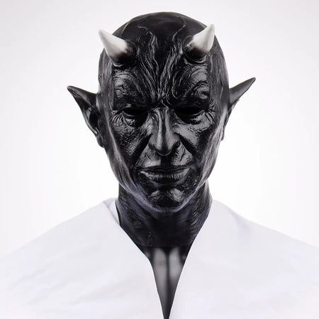 Mephistopheles Demon Horn Mask Cosplay Horror Devil Killer