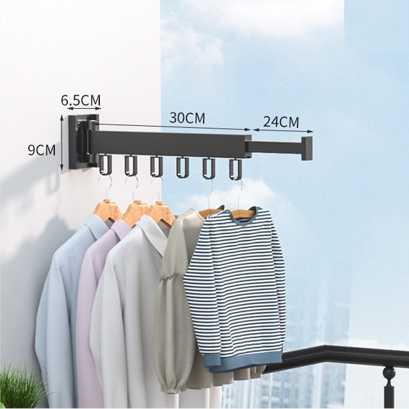 FoldAway Wall-Mount Drying Rack