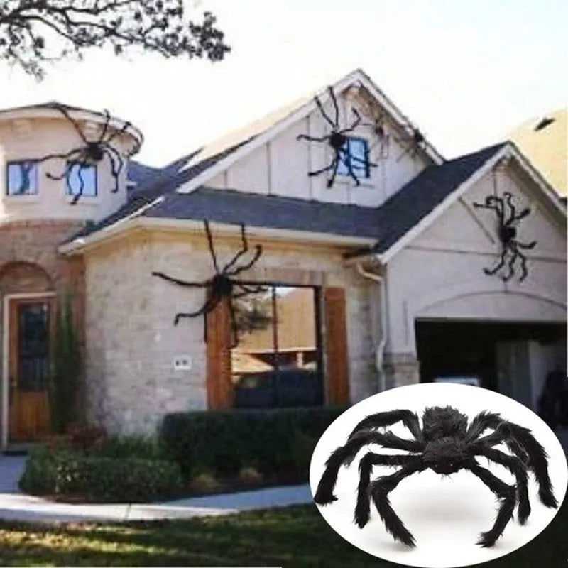 Big Plush Spider Horror  Decoration Party Props Outdoor