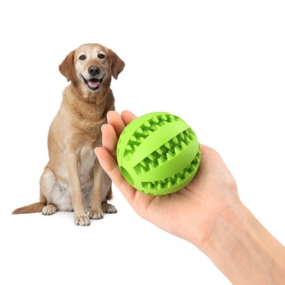 Jouets pour chiens de compagnie balle de fuite en caoutchouc extensible chien de chat de compagnie jouet interactif chat de compagnie chien jouets à mâcher balles de nettoyage des dents jouets pour chiots