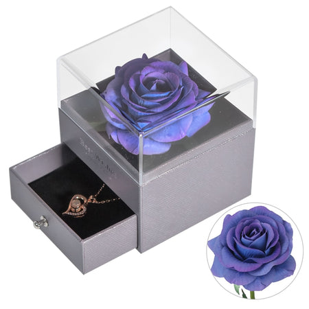 Valentine Eternal Rose Jewelry Box Preserved Flowe