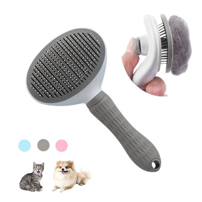 Brosse à cheveux pour chien de compagnie peigne pour chat toilettage et soin brosse pour chat peigne en acier inoxydable pour chiens à poils longs nettoyage animaux de compagnie chiens accessoires