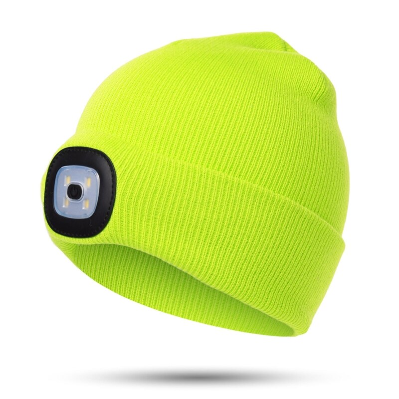 Lighted Beanie USB Rechargeable LED Headlight