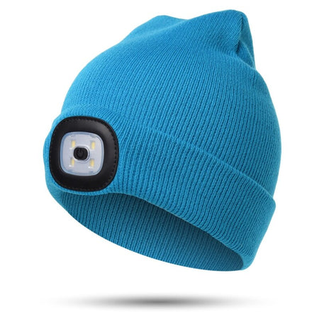 Lighted Beanie USB Rechargeable LED Headlight