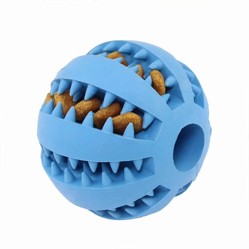 Jouets pour chiens de compagnie balle de fuite en caoutchouc extensible chien de chat de compagnie jouet interactif chat de compagnie chien jouets à mâcher balles de nettoyage des dents jouets pour chiots