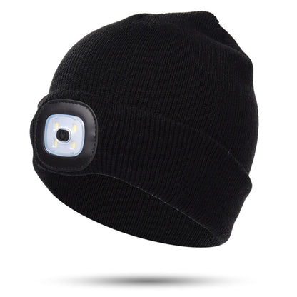 Lighted Beanie USB Rechargeable LED Headlight