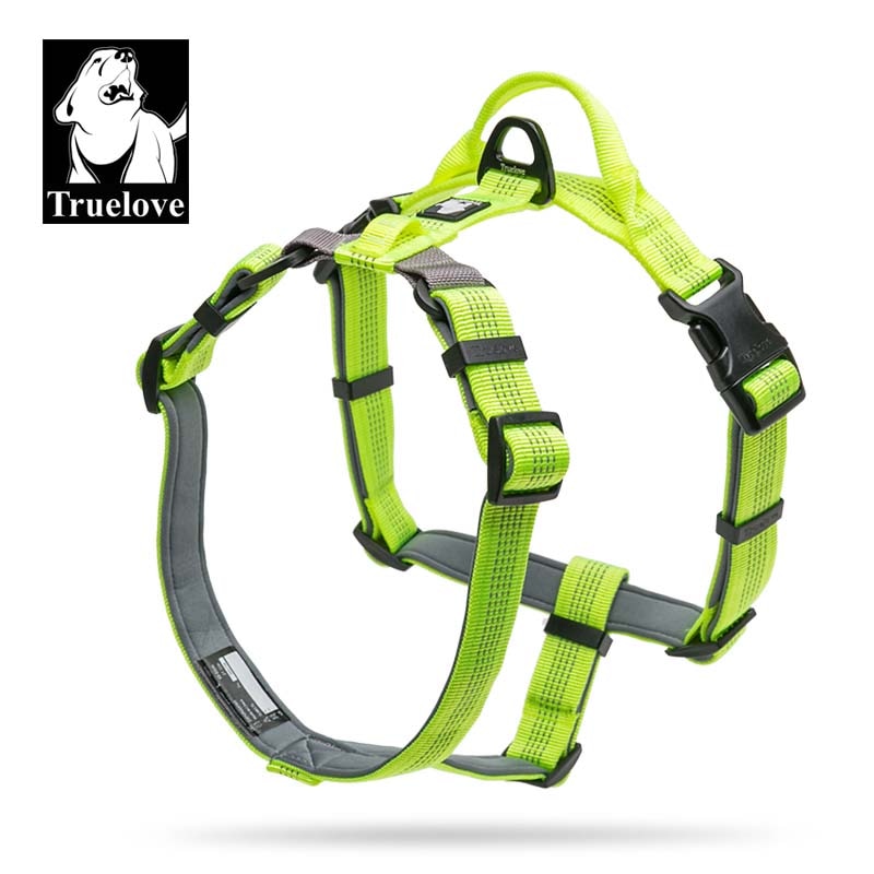 Truelove Neoprene Padded Dog Pet Body Harness With Handle Strap Security Belt Dog Chest Collar Pet Shop Dog Accessories Dropship