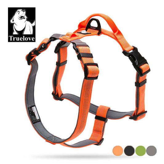 Truelove Neoprene Padded Dog Pet Body Harness With Handle Strap Security Belt Dog Chest Collar Pet Shop Dog Accessories Dropship