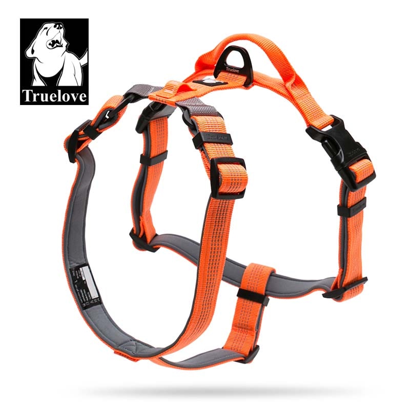 Truelove Neoprene Padded Dog Pet Body Harness With Handle Strap Security Belt Dog Chest Collar Pet Shop Dog Accessories Dropship