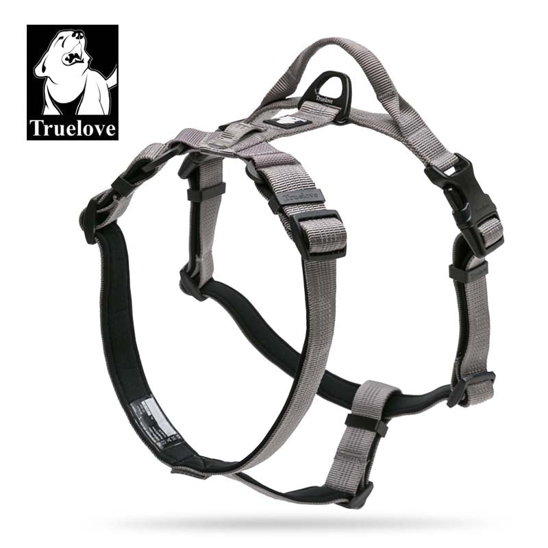 Truelove Neoprene Padded Dog Pet Body Harness With Handle Strap Security Belt Dog Chest Collar Pet Shop Dog Accessories Dropship