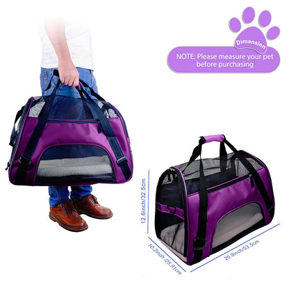 Sac à dos pour animaux de compagnie sac de transport pour animaux de compagnie chat chien transporteur sortant paquets de voyage sac à main respirant pour animaux de compagnie pour petit chien