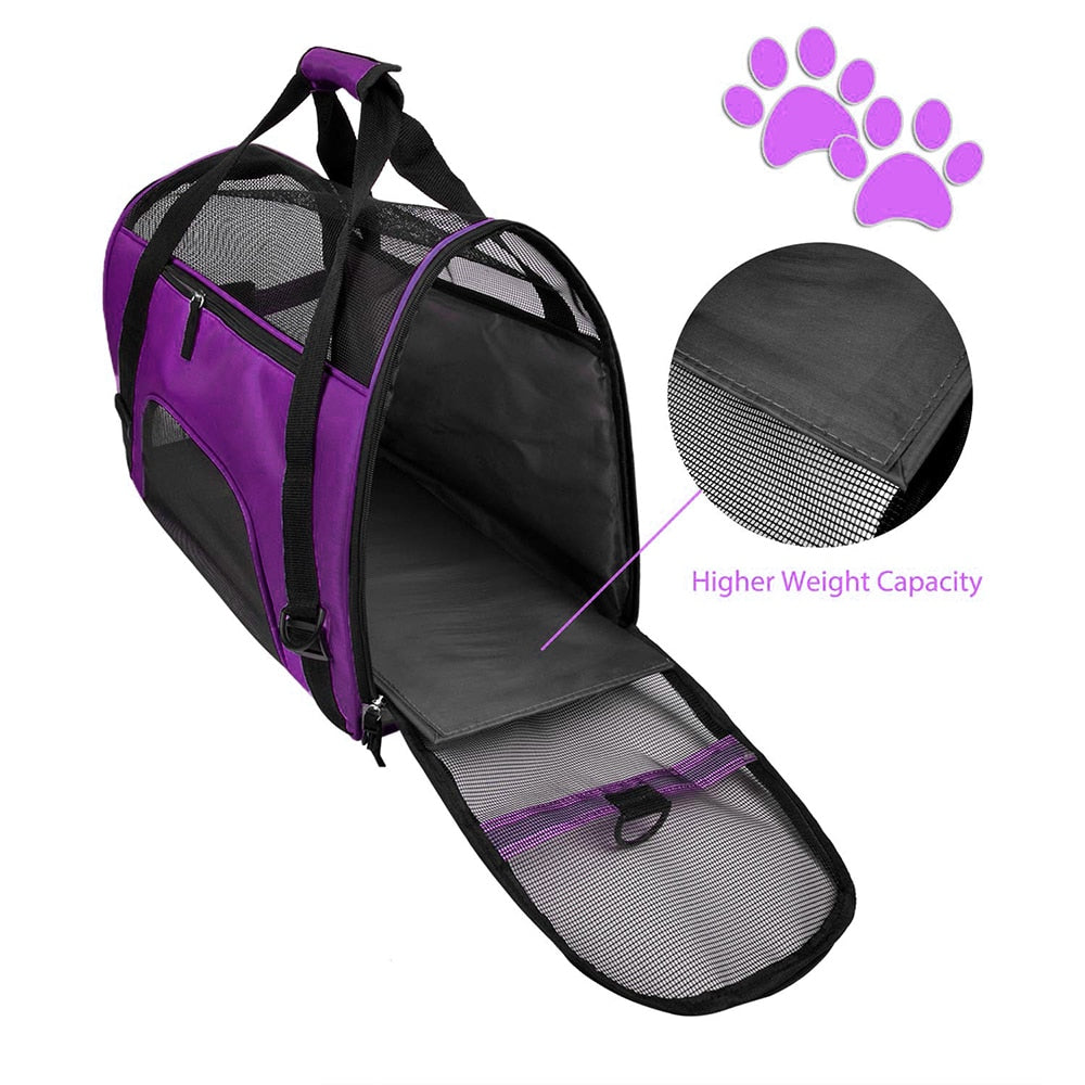 Sac à dos pour animaux de compagnie sac de transport pour animaux de compagnie chat chien transporteur sortant paquets de voyage sac à main respirant pour animaux de compagnie pour petit chien