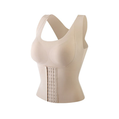 4-in-1 Waist Buttoned Bra Shapewear