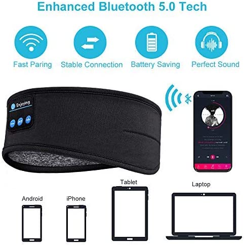 BLUETOOTH SLEEP HEADPHONE AND HEADBAND.