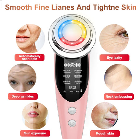 Microcurrent mesotherapy led skin