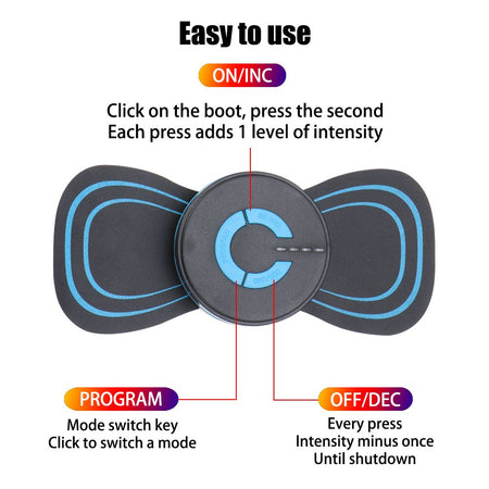Fashion Hot sale Reactivate Massager EMS Pad breast electric.