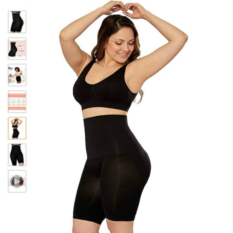 Women Shapewear High Waist Shorts Tummy Slimming Body