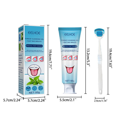 Tongue Cleaning Gel with Brush