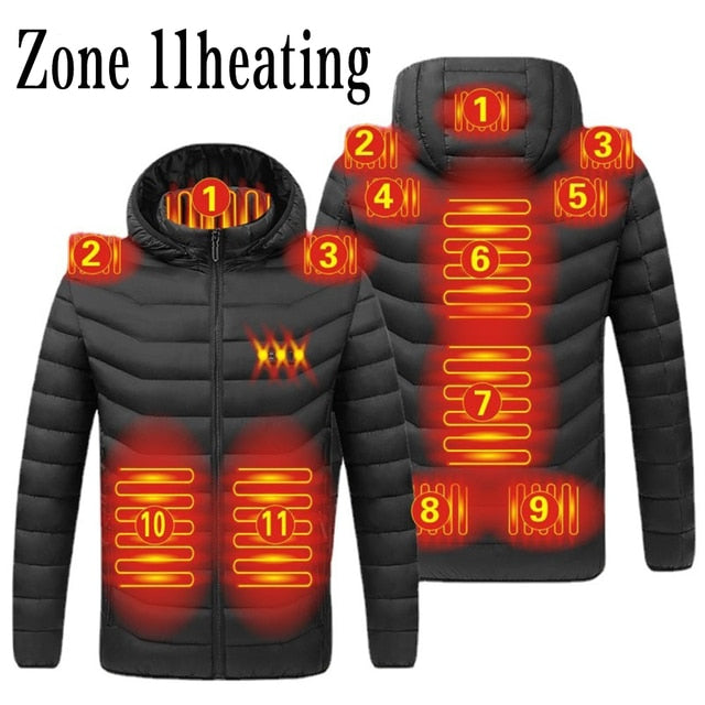 Jackets Winter Men & Women USB Heating