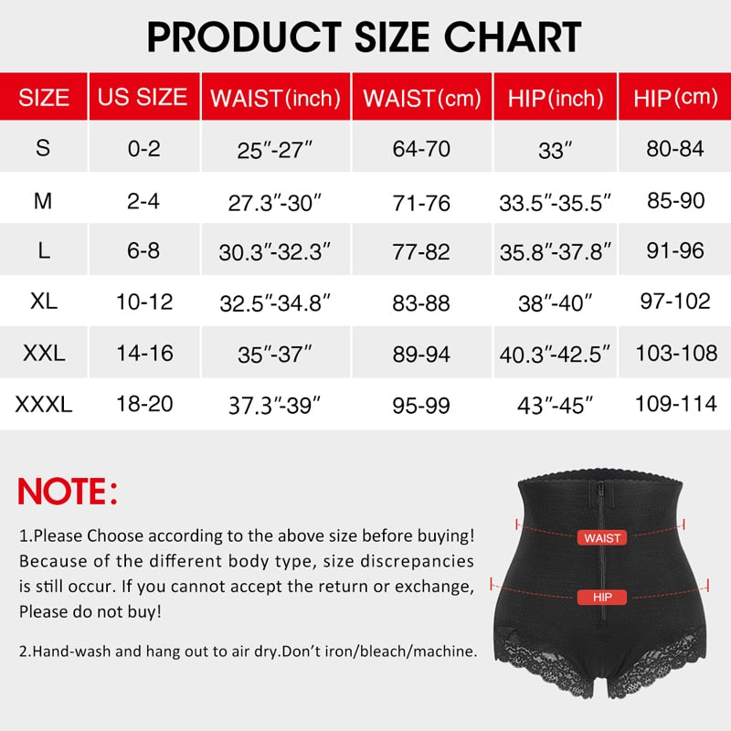 Women Waist Trainer Butt Lifter Body Shaper Slimming Underwear High Waist Tummy Control Panties Shapewear Sexy Lace Shaper Panty