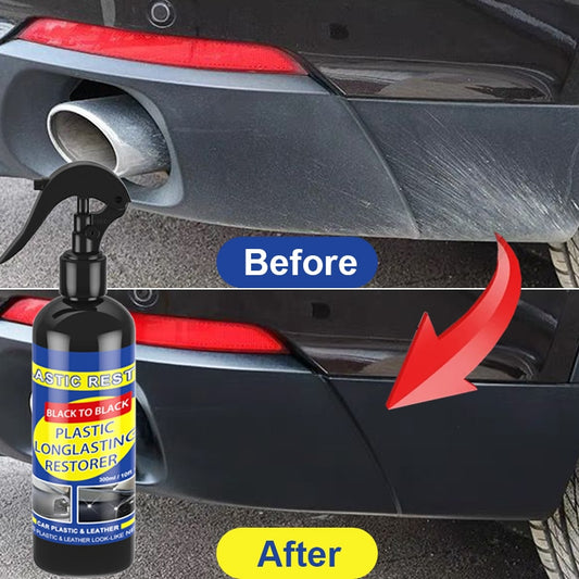 CAR PLASTIC RESTORE COATING AGENT RUBBER EXTERIOR REPAIR CLEAN