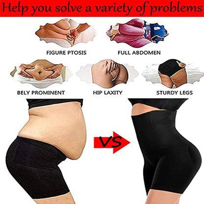 Women Shapewear High Waist Shorts Tummy Slimming Body