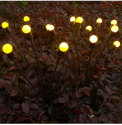 Chrysanthemum Solar Garden Stake LED