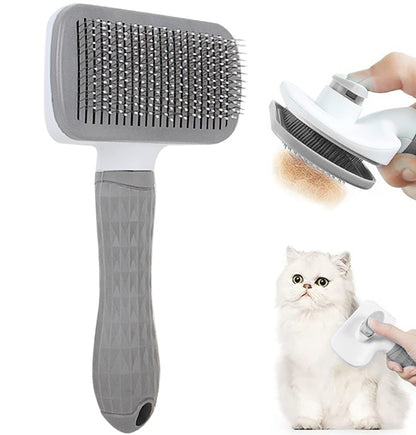 Brosse à cheveux pour chien de compagnie peigne pour chat toilettage et soin brosse pour chat peigne en acier inoxydable pour chiens à poils longs nettoyage animaux de compagnie chiens accessoires