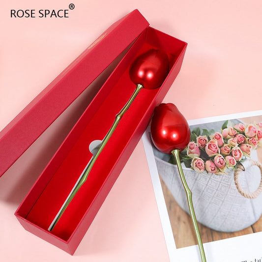 ROSE SPACE Gift Box Artificial Flower Rose Flower for Girlfriend Birthday Wedding Party Valentine&#39;s Day Christmas New Year Gift